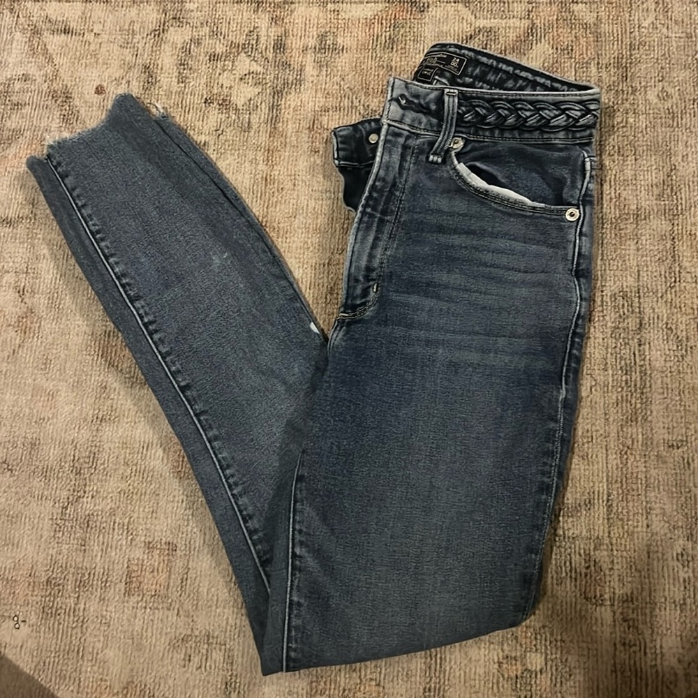 Abercrombie & Fitch Curve Love High Rise Super Skinny Ankle 24/00
